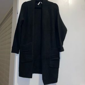 DREAMERS| XS| Black Long Cardigan Sweater